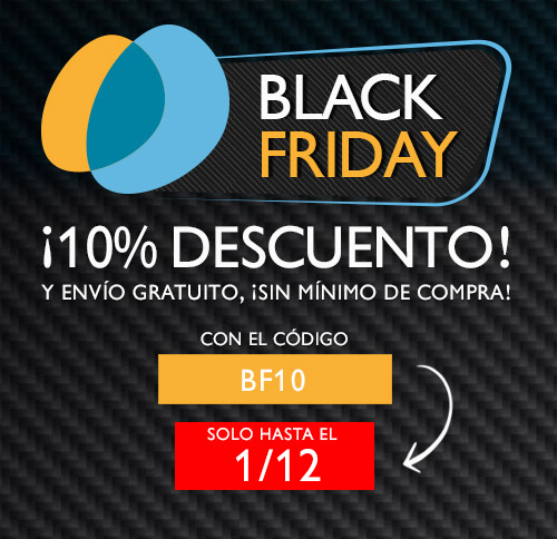 ¡Descuento del 10% con el código BF10